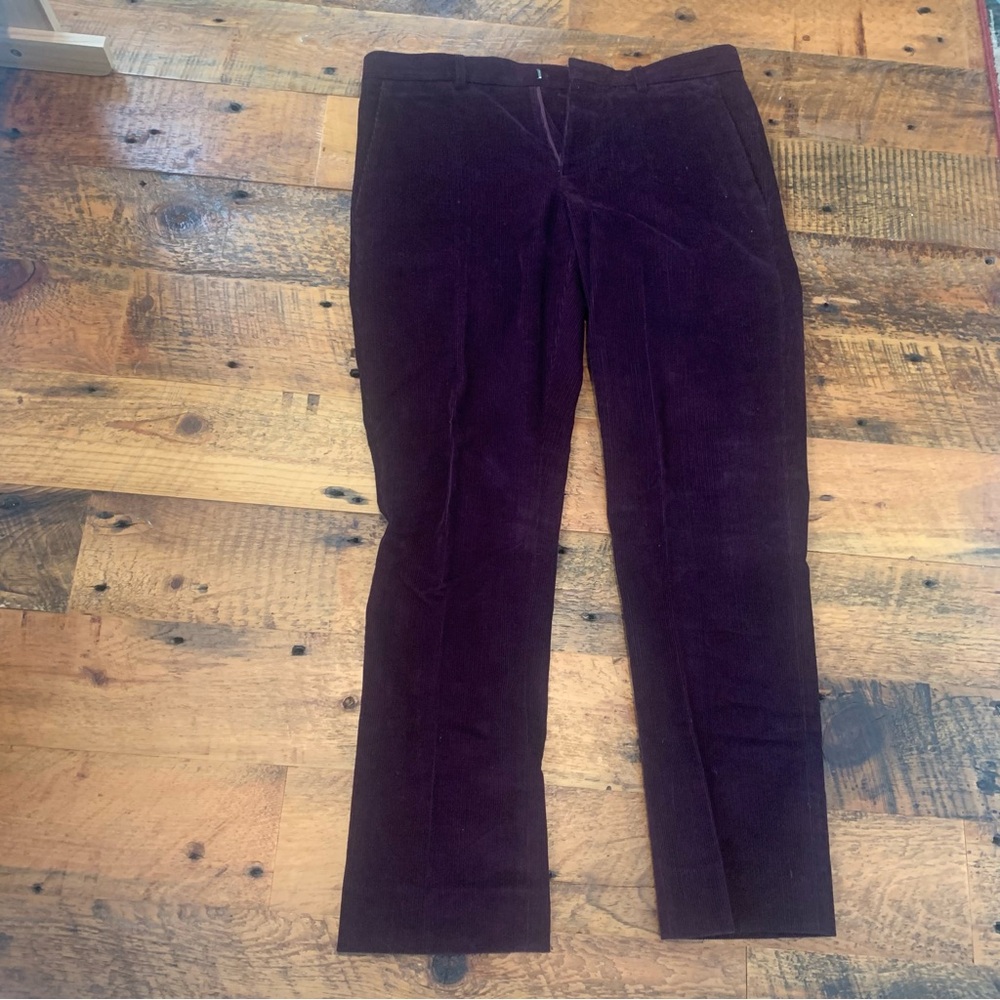 Paul Smith Burgundy Corduroy Pants